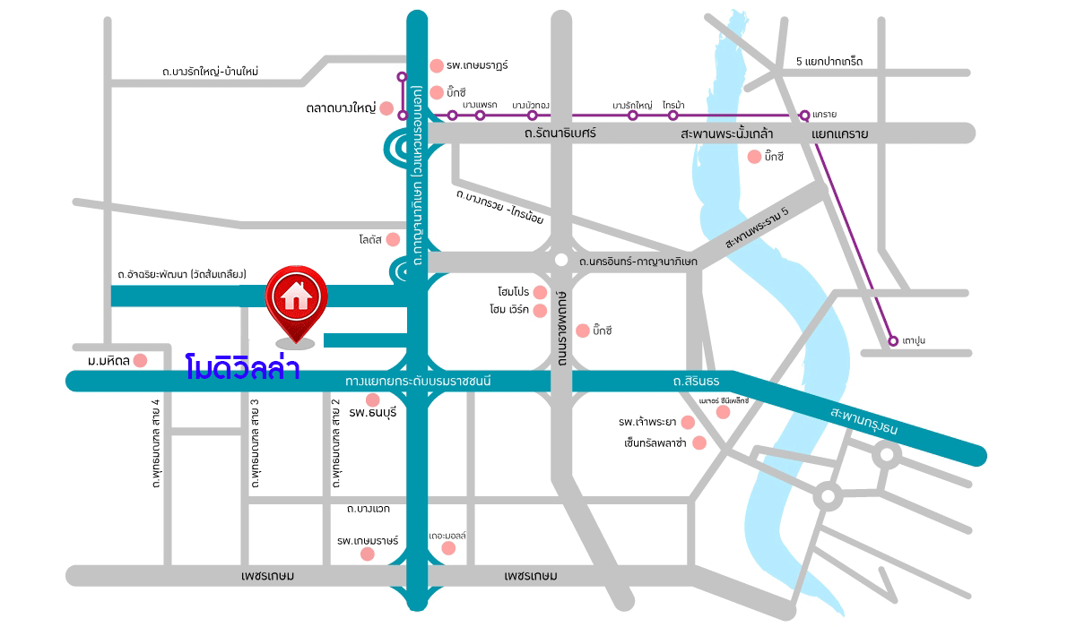 บ้านแฝดมือสองนนทบุรี ม.โมดิวิลล่า ปิ่นเกล้า-วงแหวน (ซ.วัดส้มเกลี้ยง) บ้านคุณภาพแบรนด์ Property Perfect  ต่อเติมพร้อมอยู่ เนื้อที่ 38 ตร.ว. มาพร้อมฟังก์ชั่น 3ห้องนอน 2ห้องน้ำ 2ที่จอดรถ มีเฟอร์ฯบิ้วท์อิน 2ครัวเคาน์เตอร์ และแอร์ 3 เครื่อง บนทำเลเดินทางสะดวก ใกล้เซ็นทรัลเวสต์เกต , Plus Mall บางใหญ่ และจุดขึ้นทางด่วน "ศรีรัช"